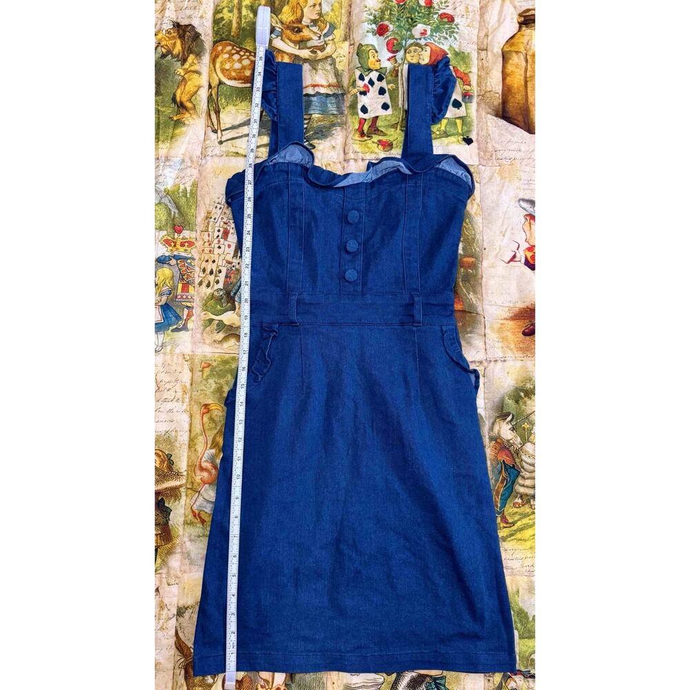 Liz Lisa Sailor Blouse Blue Suspender Ribbon Dress Jfashion Gyaru Himekaji Japan - Picture 15 of 16